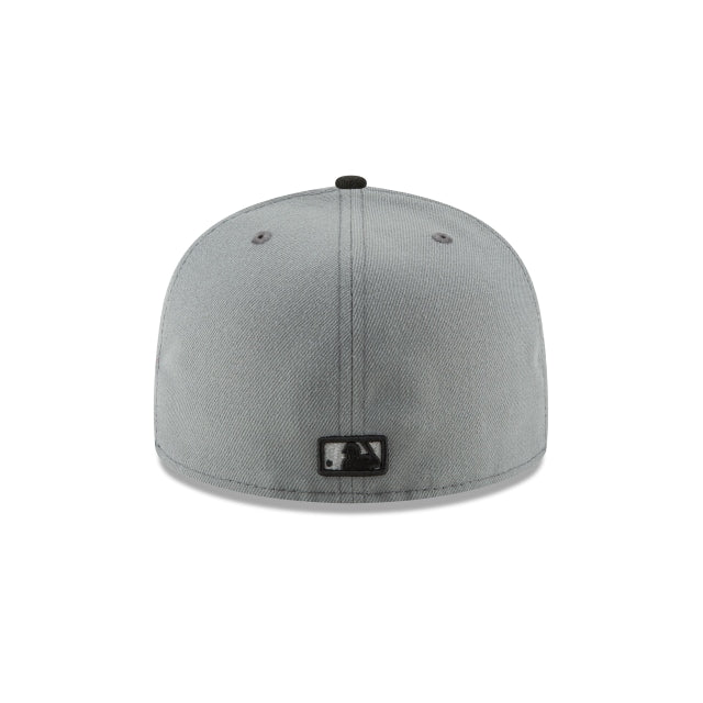 Atlanta Braves Storm Gray Basic 59FIFTY Fitted Hat