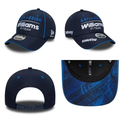 New Era Williams F1 Team 9FORTY Adjustable Racing Cap, Navy Hat with Printed Under Visor