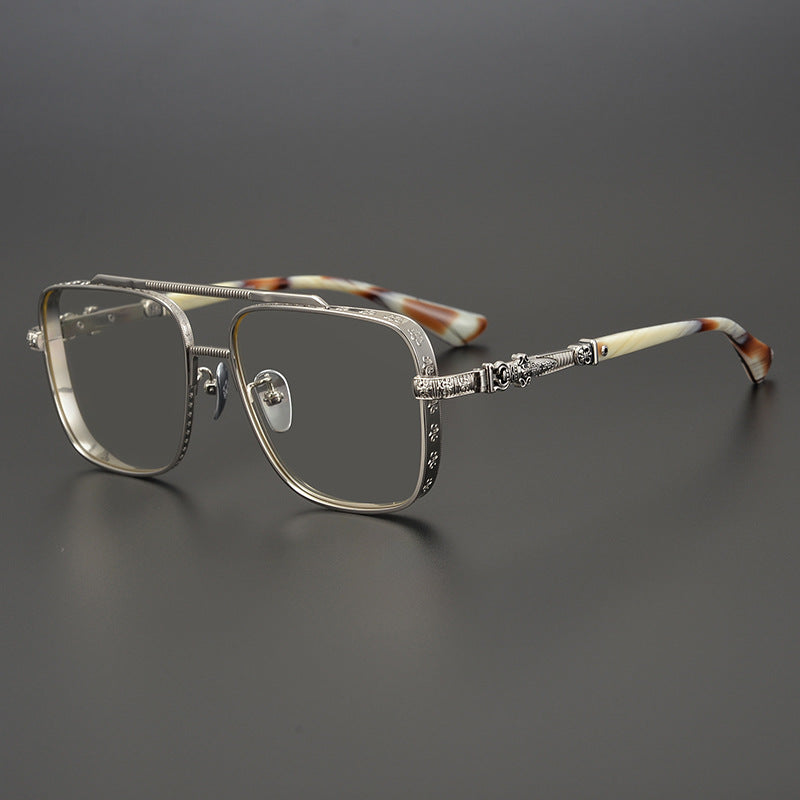 chrome hearts all-match pure titanium square frame sunglasses